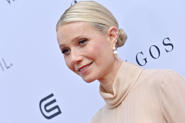 Pictured, Gwyneth Paltrow, who has discussed her sex life with ex-partners Brad Pitt and Ben Affleck. (Getty Images)
