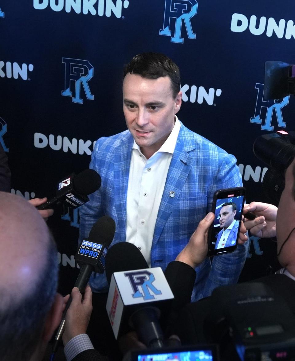 Archie Miller's visit to watch Adrian Myers play helped convince the young recruit to choose Rhode Island over other suitors.