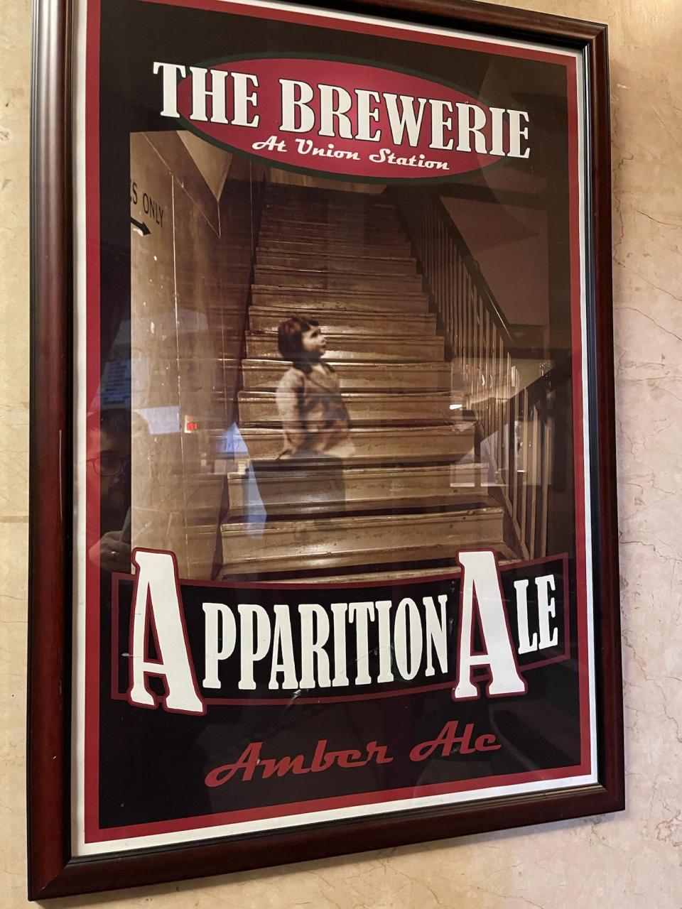 Clara's Stairs poster for The Brewerie at Union Station at 123 W. 14th St.