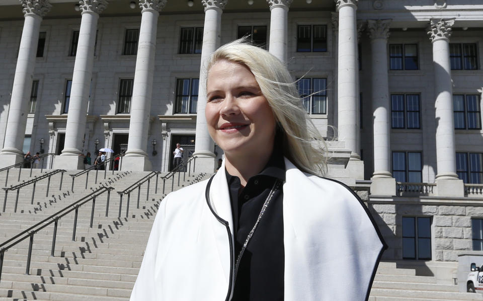 Smart spoke out against Barzee's release during a Sept. 13, 2018, news conference in Salt Lake City. (Photo: ASSOCIATED PRESS)