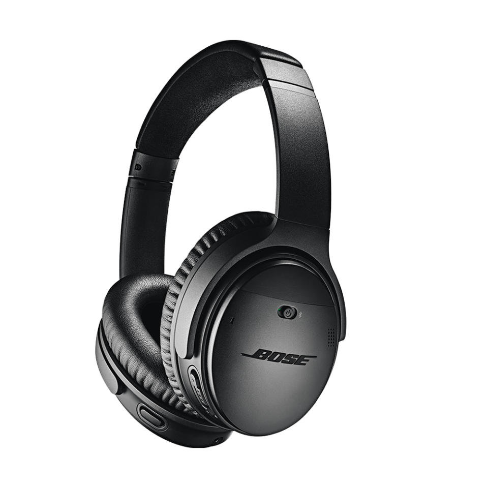 <p>These bestselling, top-rated headphones are the perfect example of something on his wishlist that he refuses to splurge on for himself. Do the splurging for him and treat him to the gold standard of noise canceling headphones. The lightweight QC35 headphones II feature Google Assistant built-in, 20 hours of wireless listening per charge and comfortable, all-day wear. <br><strong><a rel="noopener" href="https://fave.co/2VX3qFO" target="_blank" data-ylk="slk:Shop it;elm:context_link;itc:0;sec:content-canvas" class="link ">Shop it</a>:</strong> $349, <a rel="noopener" href="https://fave.co/2VX3qFO" target="_blank" data-ylk="slk:walmart.com;elm:context_link;itc:0;sec:content-canvas" class="link ">walmart.com</a> </p>