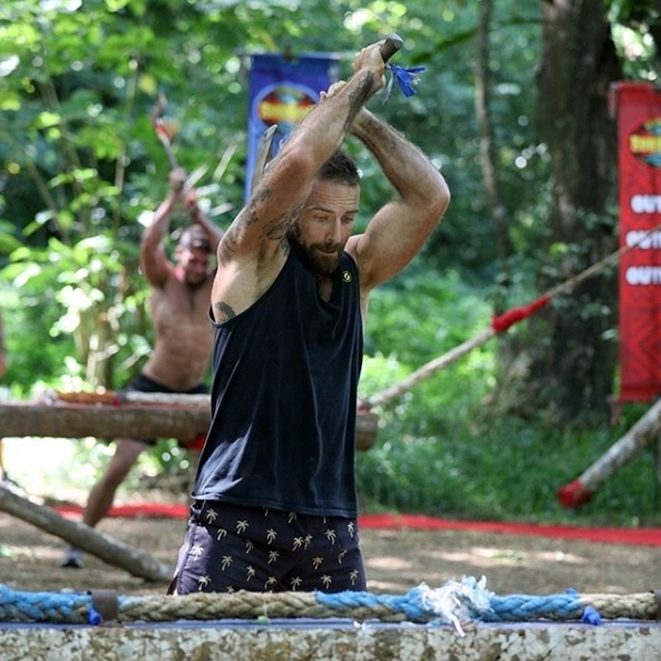 Steve ‘Commando’ Willis is competing on Survivor, but his competitive advantage of being strong may not get him too far. Source: Channel Ten