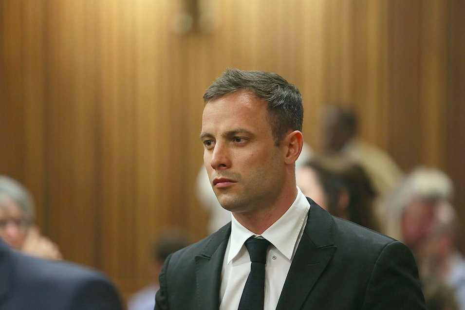 <em>Oscar Pistorius has been injured in a prison brawl over a pay phone (Rex)</em>