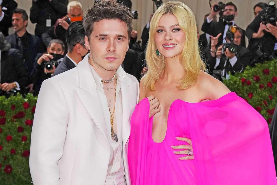 NEW YORK, NEW YORK - MAY 02: Brooklyn Beckham and Nicola Peltz attend The 2022 Met Gala Celebrating "In America: An Anthology of Fashion" at The Metropolitan Museum of Art on May 2, 2022 in New York City. (Photo by Gotham/Getty Images)