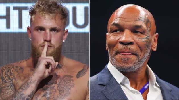 Jake Paul and Mike Tyson