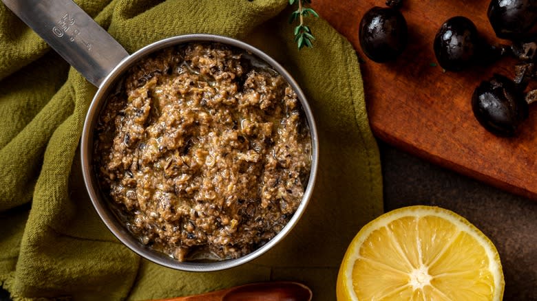 Bowl of tapenade