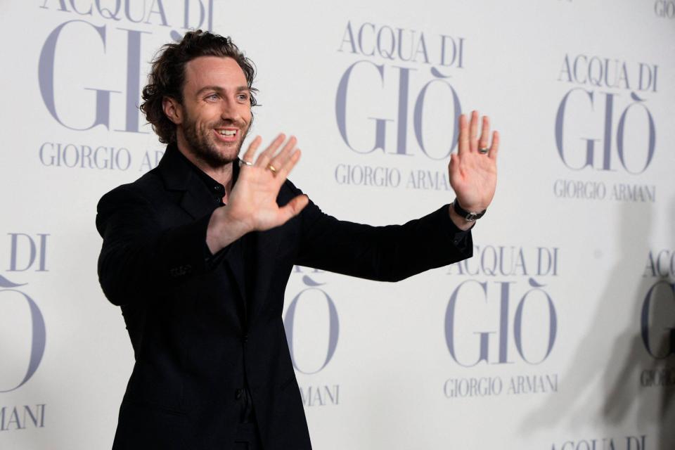 Aaron Taylor-Johnson at The Armani brand pays tribute to ACQUA DI GIO, its most iconic men's fragrance.