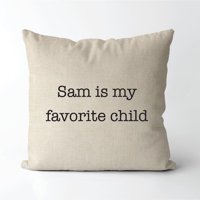 6) Favorite Child Pillow
