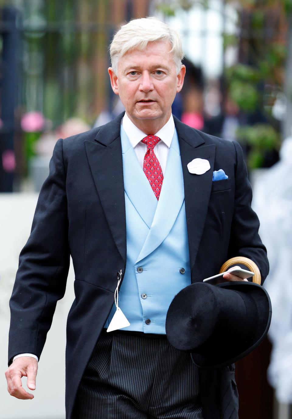 Sir Clive Alderton attends Royal Ascot at Ascot Racecourse on June 18, 2022, in Ascot, England.