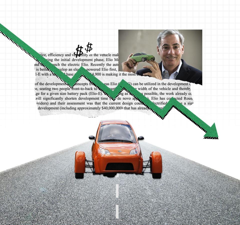 Paul Elio raised millions to make a $7,000 car. He paid off debts, but customers are still waiting.