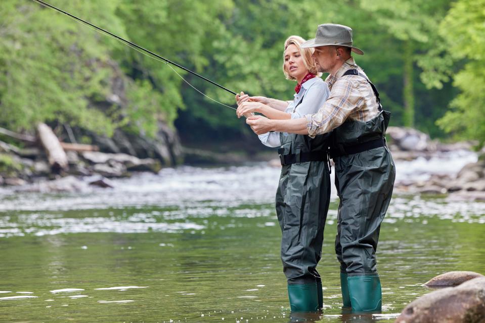 Arielle Kebbel and Zach Roerig star in the Hallmark movie, “Love in the Great Smoky Mountains.” The movie was filmed in Great Smoky Mountains National Park, Fall Creek Falls State Park and Knoxville.