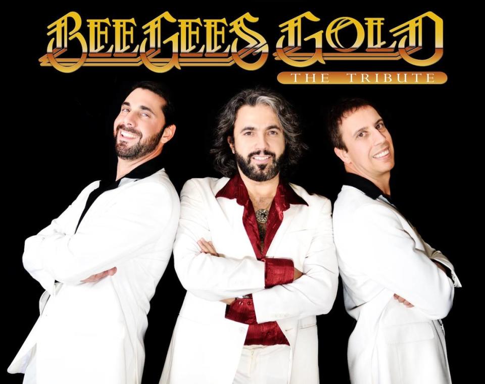 Bee Gees Gold, a tribute act focused on the Gibb brothers’ 1960s and ’70s hits, will perform Saturday, May 27, in Olympia.