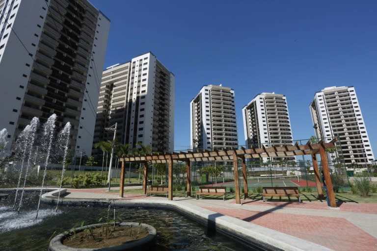 View of the athletes Olympic Village during its inauguration for the Rio Olympic Games in Rio de Janeiro, Brazil, on June 15, 2016