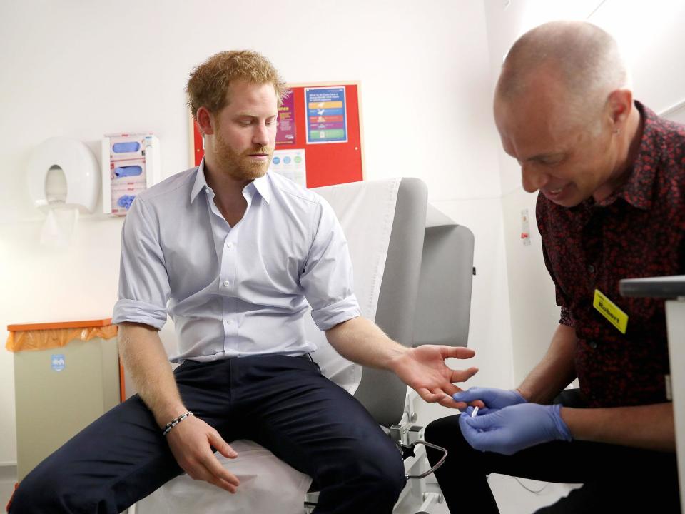 HIV testing should be seen as routine as protecting yourself against flu, Prince Harry says
