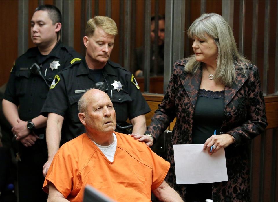 Serial rapist and murderer Joseph James DeAngelo, 72, pleaded guilty before he went to trial. Investigators used GEDmatch to reverse engineer a family tree, raising privacy concerns.