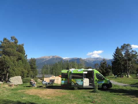 The joys of a family road trip: the beautiful views, and plenty of space to play - Credit: Hattie Garlick