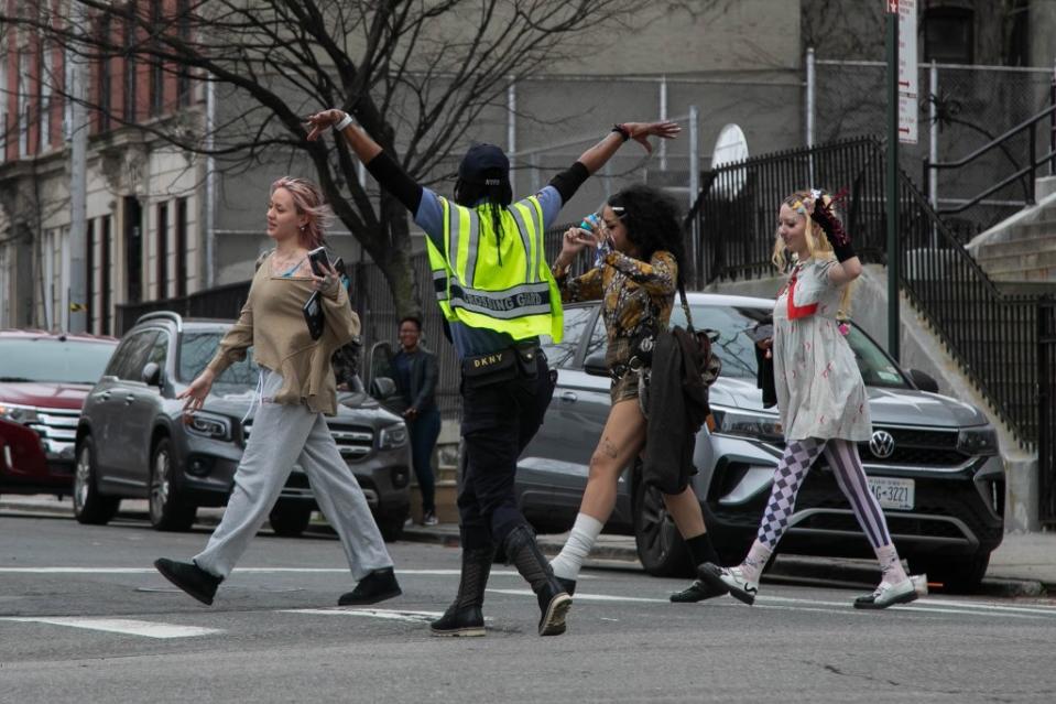 “The NYPD serve and protect. . . . I can serve with a dance – and I protect,” Bishop told The Post. Michael Nagle