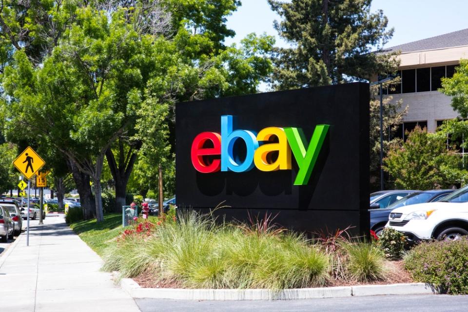 ebay stock share price