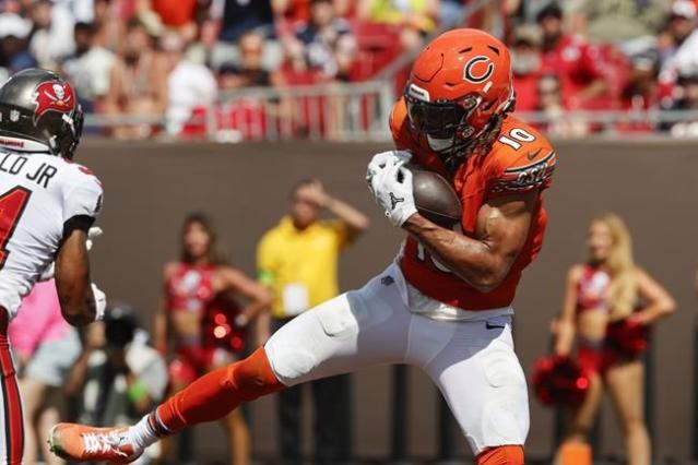 LOOK: Bears break out orange jerseys for Week 6 vs. Dolphins