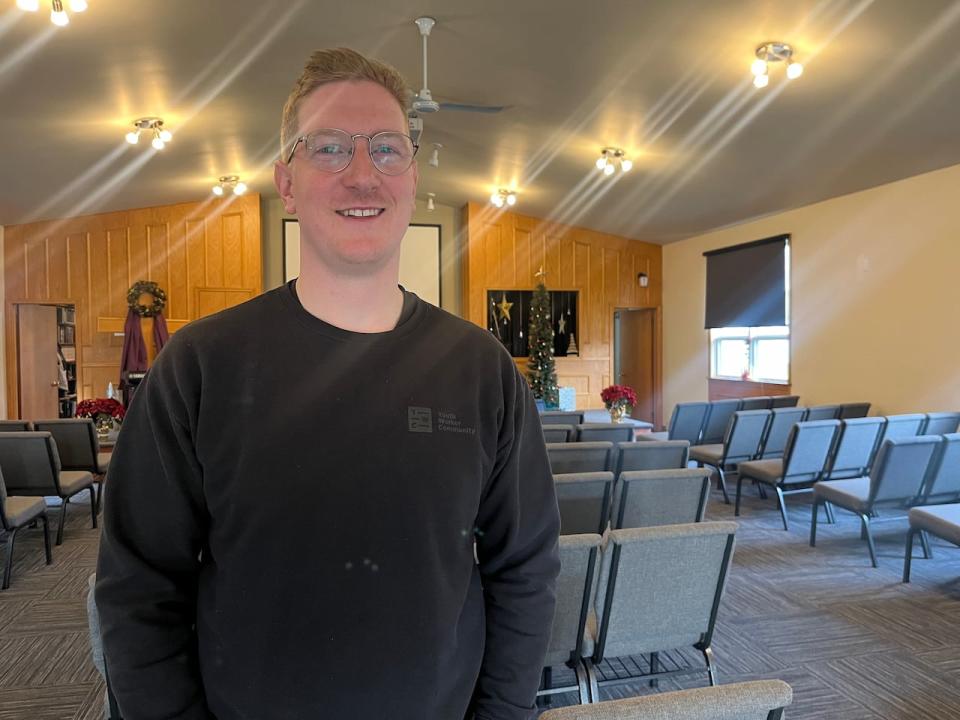 Cornerstone Baptist Church pastor Tyler Proude says people in rural areas of P.E.I. need resources in their communities because it's "dignifying." 