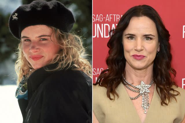 <p>Warner Bros/Kobal/REX/Shutterstock; Araya Doheny/Getty</p> Juliette Lewis then and now