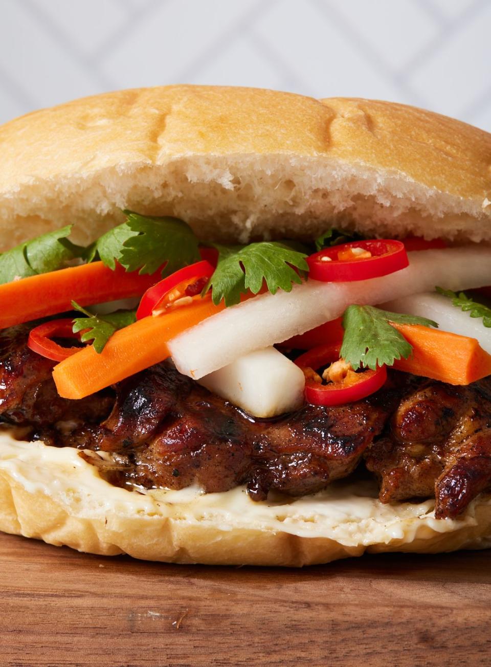 34) Char Siu Chicken Sandwiches