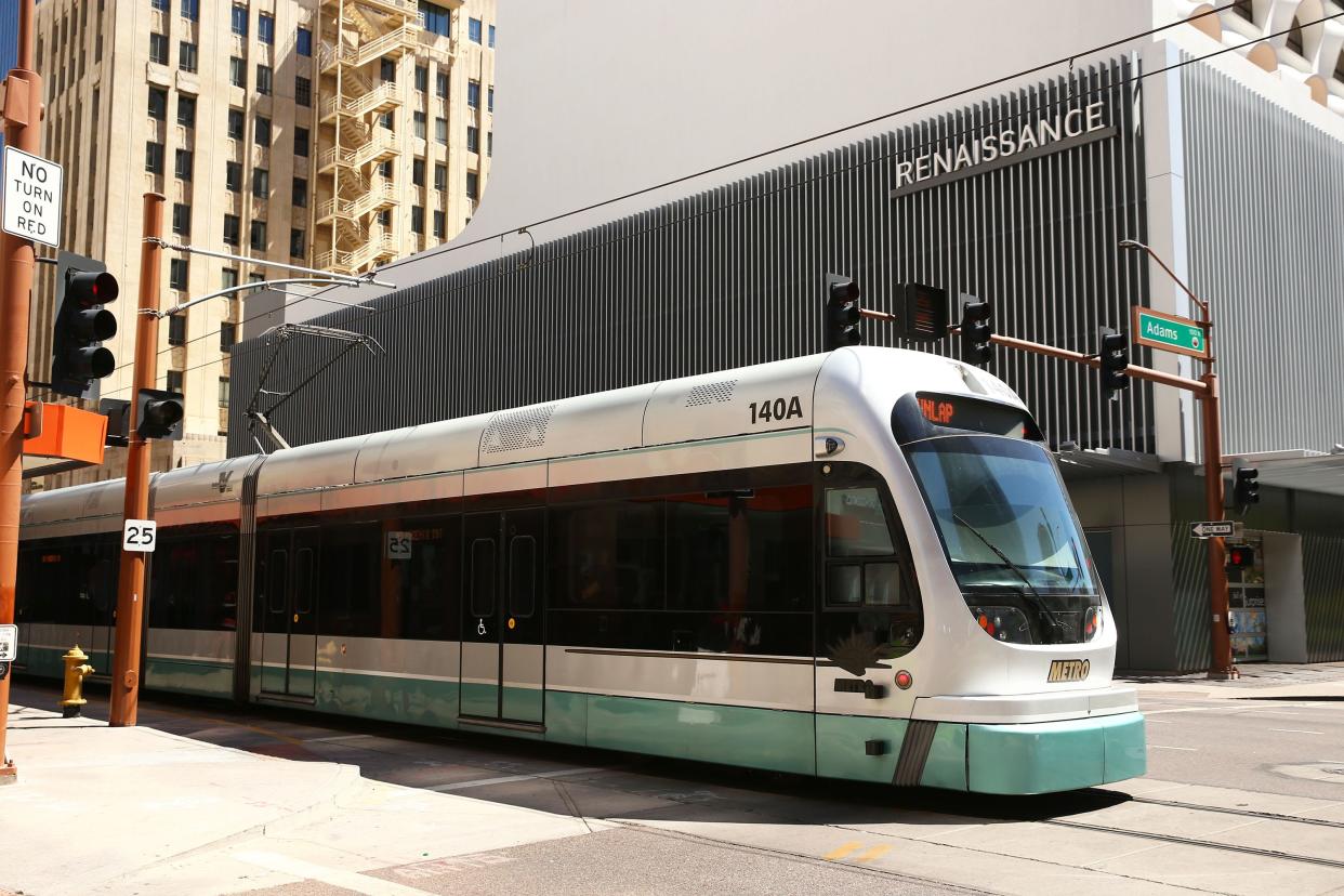 Valley Metro light rail in Phoenix, Ariz.