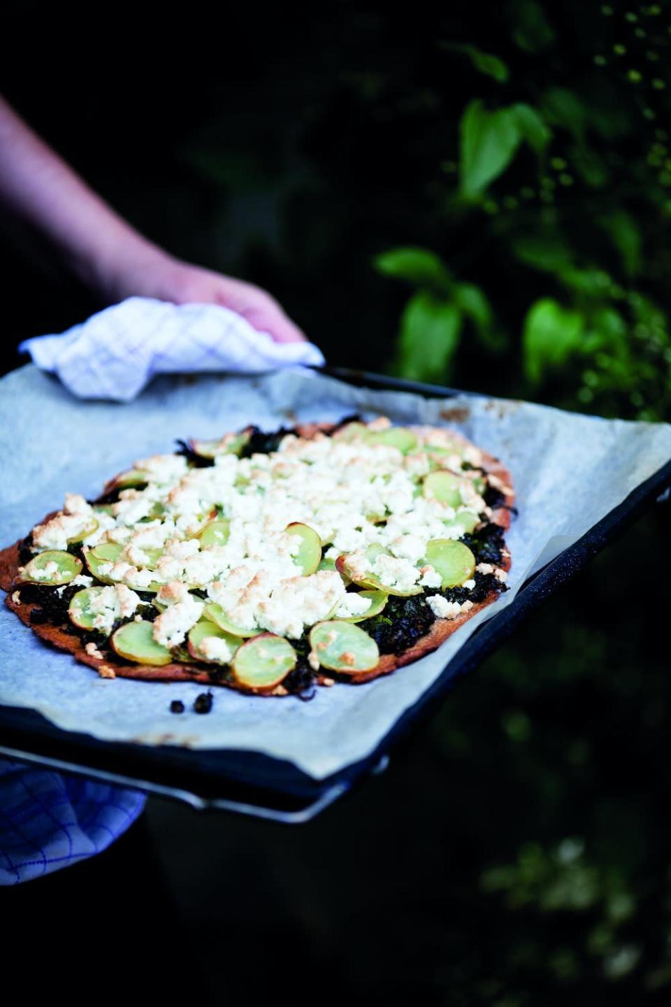 Nordic “Pizza” with Kale and Potato