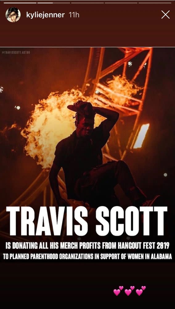 Travis Scott Pledges to Donate Profits to Alabama Planned Parenthood