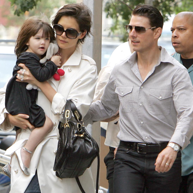 BIRKIN WATCHER: Katie Holmes