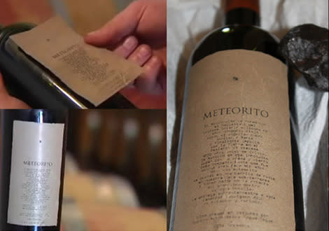 Meteorito, the space-aged wine