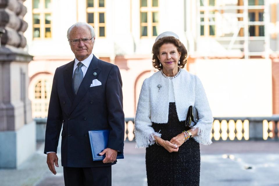 El rey Carl XVI Gustaf y la reina Silvia (Getty Images)