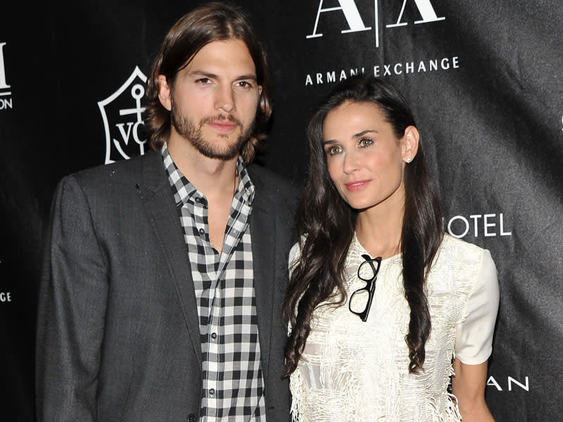 ASHTON KUTCHER UND DEMI MOORE