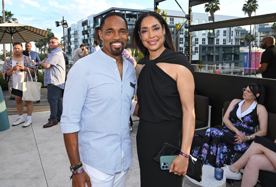 Jason George and Gina Torres