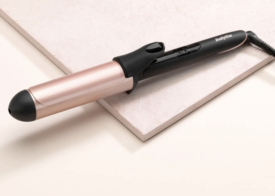 BaByliss Rose Quartz 38MM Curling Tong. (PHOTO: LookFantastic)