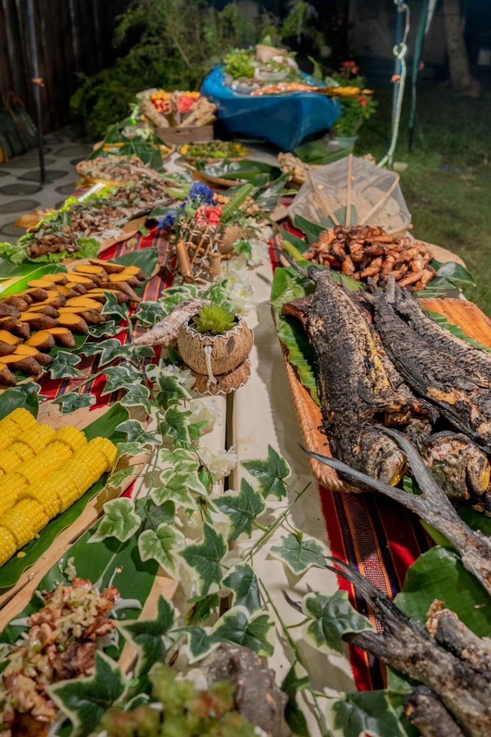 阿美族民俗中心推出限量原住民風味美食。   圖：交通部觀光局東部海岸國家風景區管理處／提供