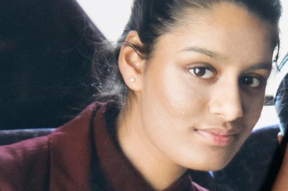 Shamima Begum wants to return to the UK (PA)