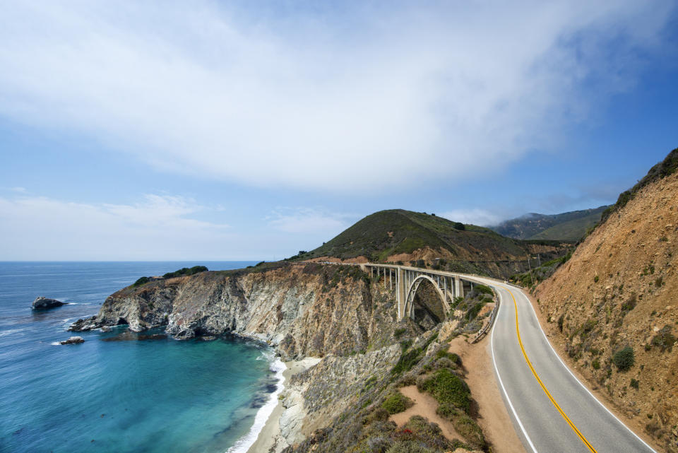 A view of Big Sur on Highway 1