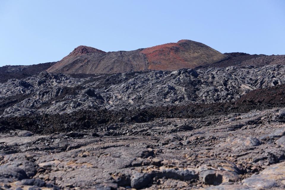 Cinder cones at the Mauna Loa volcano, Big Island, Hawaii, USA VARIOUS