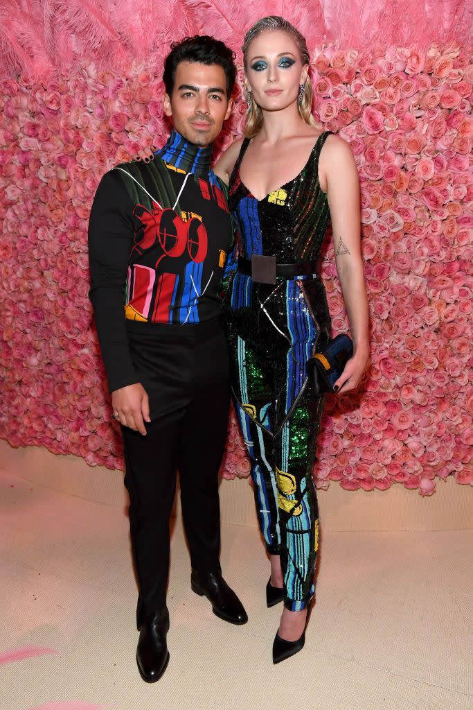 <p>Okay, they don't look <em>that</em> much alike (chiseled jawlines aside), but Sophie and Joe have def entered their Matchy-Matchy Era.</p>