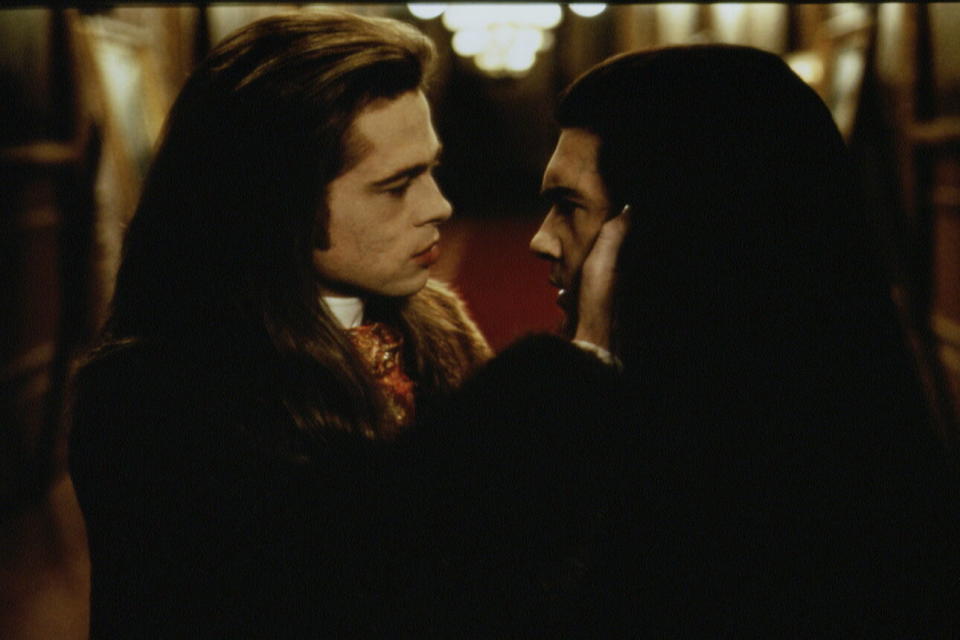 Brad Pitt and Antonio Banderas in ‘Interview with the Vampire’ (Credit: Francois Duhamel/Sygma via Getty Images)