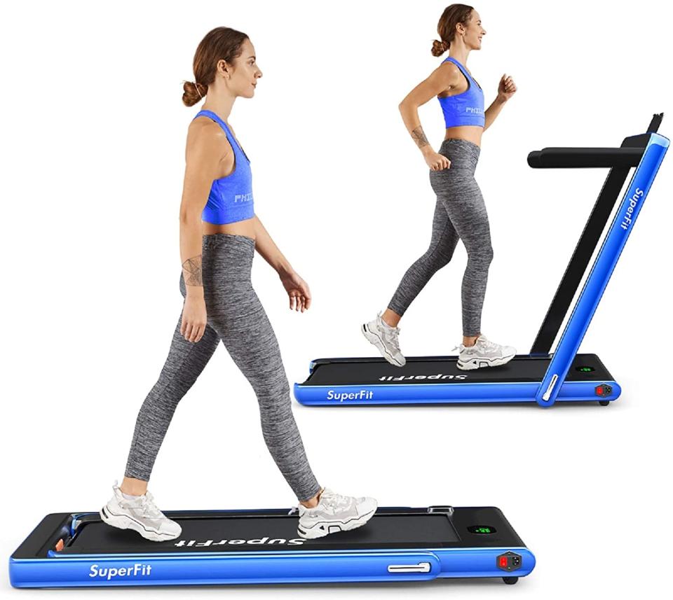 best treadmills, Goplus 2-in-1 folding treadmill
