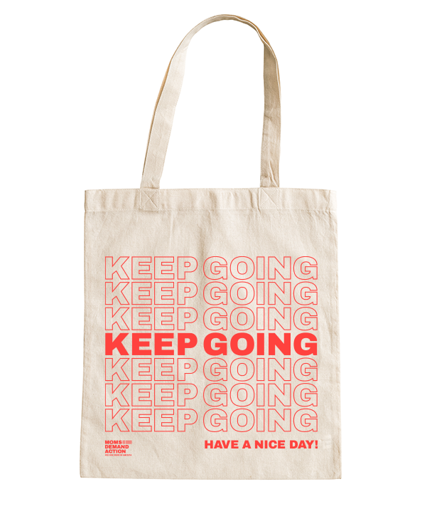 “Keep Going” Tote Bag