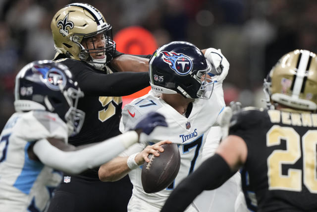 New Orleans Saints defensive end Payton Turner (98) in action during an NFL  preseason football game against the Houston Texans, Sunday, Aug. 27, 2023,  in New Orleans. (AP Photo/Tyler Kaufman Stock Photo - Alamy