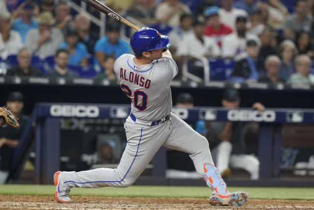 Mets drop from 1st, lose 6-3 to Marlins despite Alonso HR