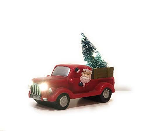 Red Truck Christmas Tree Topper