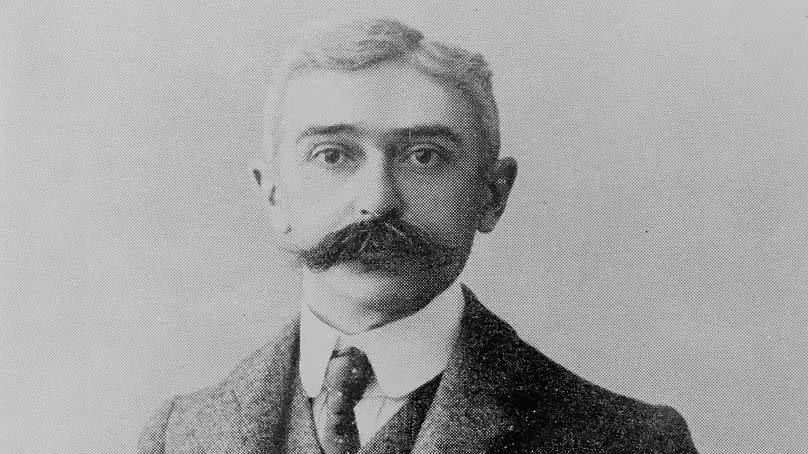 Pierre de Coubertin photographed in 7 January 1915