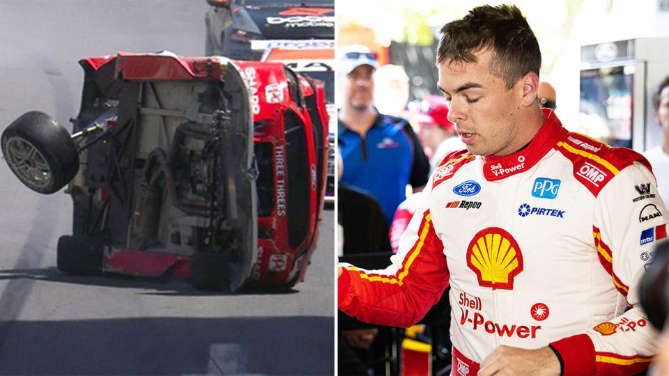 Scott McLaughlin has revealed the extent of his injuries following his crash on the weekend. (Images: Supercars/Getty Images)