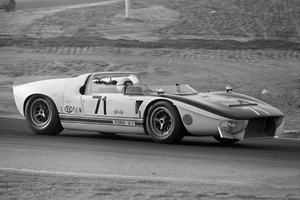 <p>A month later, Miles and Ruby won again: this time at Sebring in a wild-looking Ford X-1 roadster. The 1966 race was marred by tragedy: Canadian driver Bob McLean perished in a GT40 Mark II, and four spectators were killed. The race continued on, and the GT40s took a 1-2-3 sweep with Miles in first. He had ticked off two of the Triple Crown endurance races. Le Mans was next. </p>