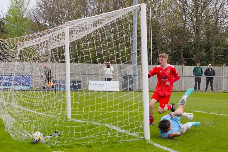 Archie James scored his first goal for Northwood on Saturday <i>(Image: James Brown)</i>